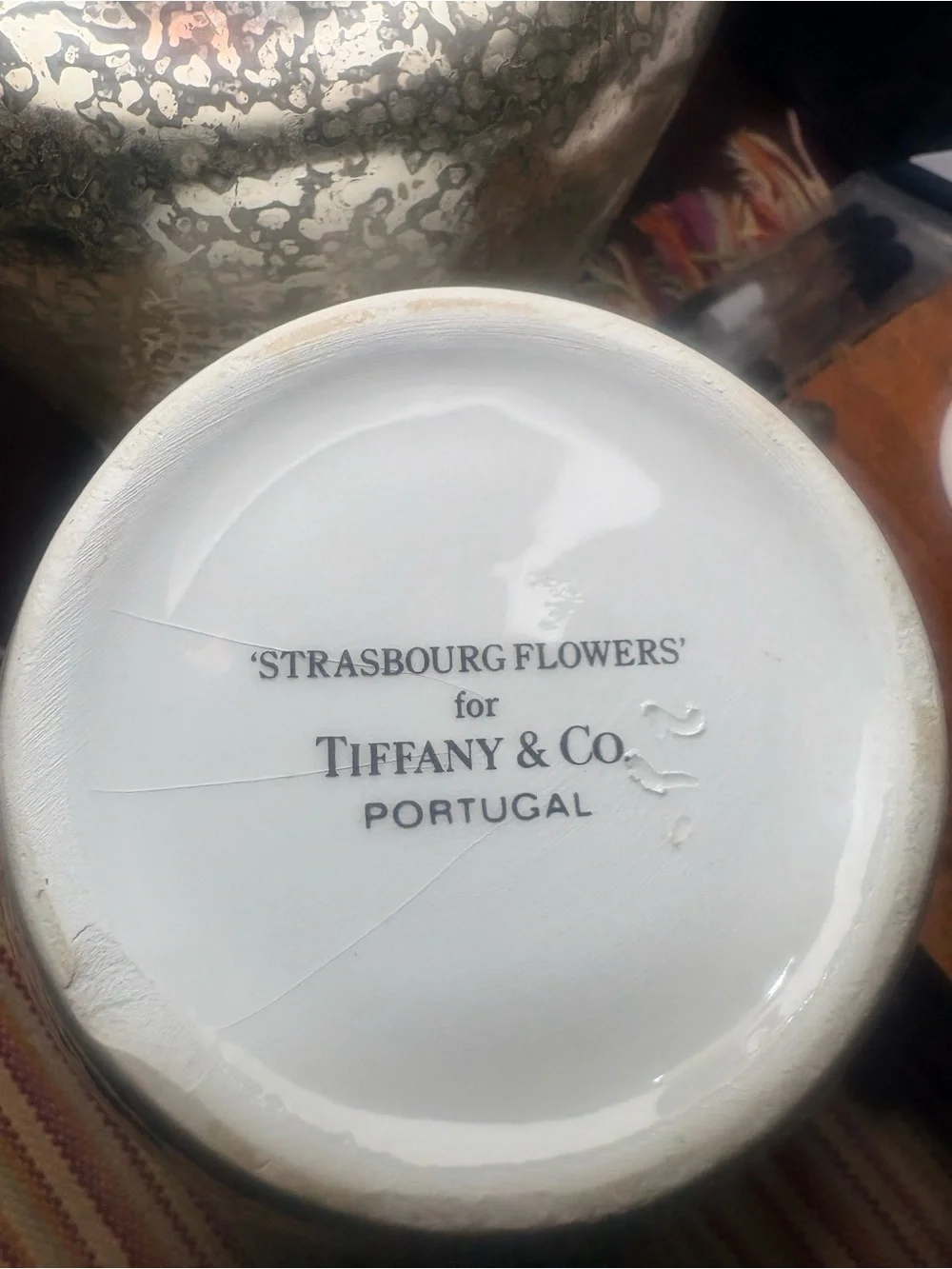 Tiffany & Co. Vintage “Strasbourg Flowers” Vase GUC